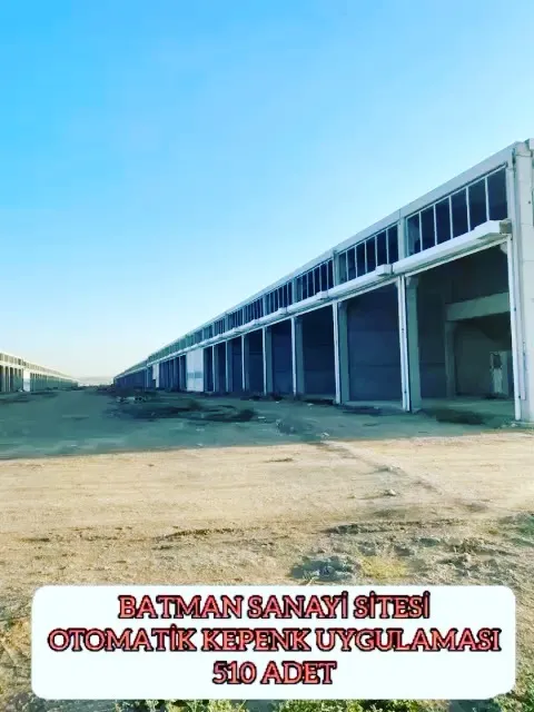 Batman Sanayi Sitesi 510 Adet Kepenk